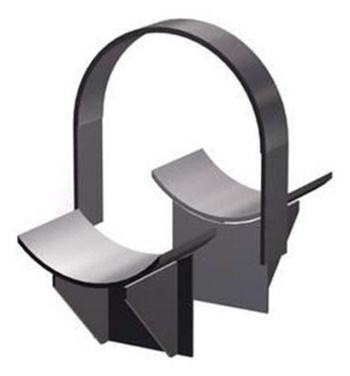 Опора неподвижная хомутовая бескорпусная Т11.09 426, Ст. 09Г2С, серия 4.903-10