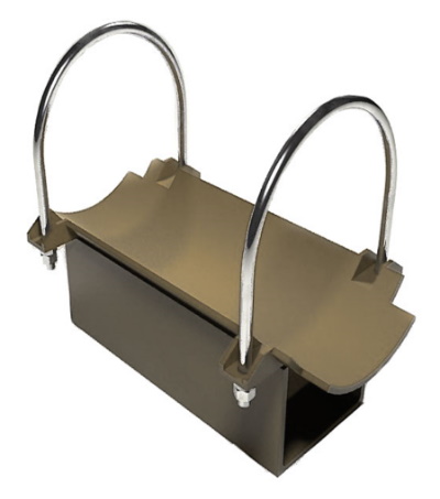 Опора неподвижная хомутовая с корпусом 133-Ст. 09Г2С ТС-670.00.00-13, Серия 5.903-13 Выпуск 7-95