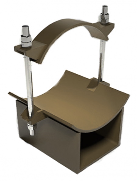 Опора скользящая бугельная 530-Ст. 3 Н=200 ТС-627.00.000-26, Серия 5.903-13 Выпуск 8-95