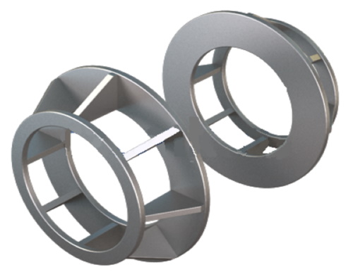 Опора неподвижная щитовая усиленная 720-Ст. 09Г2С ТС-667.00.00-03, Серия 5.903-13 Выпуск 7-95