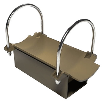 Опора неподвижная хомутовая Т12.16 159, H=100, Ст. 09Г2С, серия 4.903-10